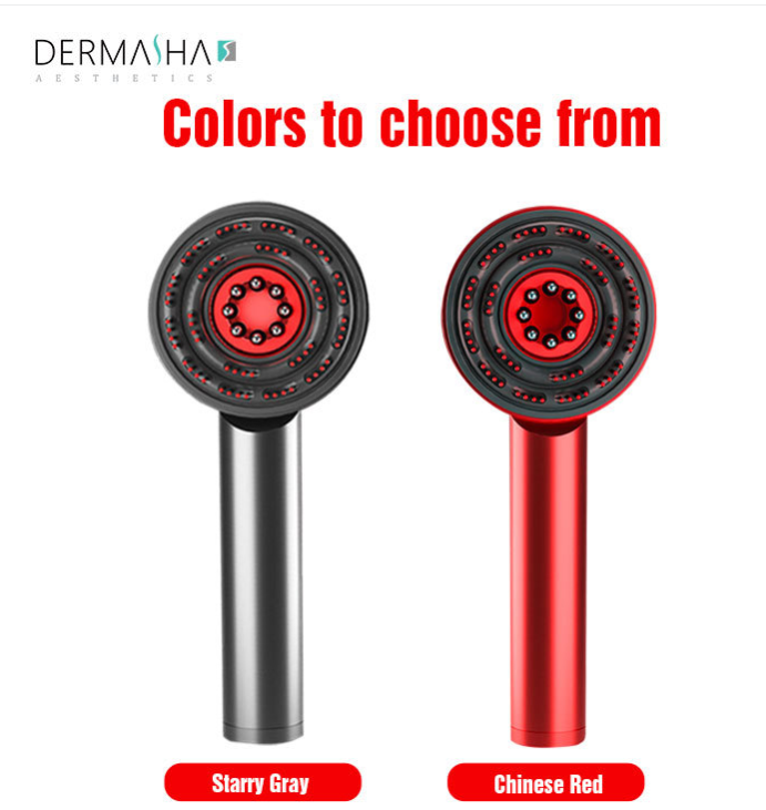 Electric Red Light Hair Regrowth Scalp Massage Brush Device