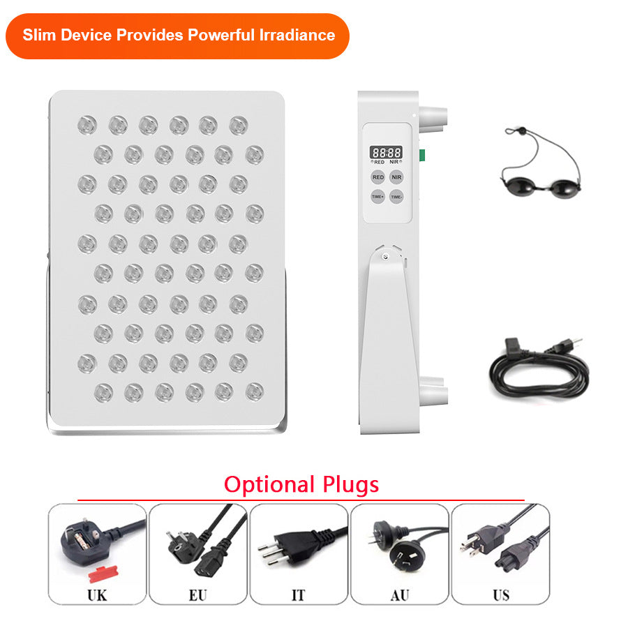 New cross-border Amazon red light therapy lamp LED red light panel light for home use, small and portable red light therapy device