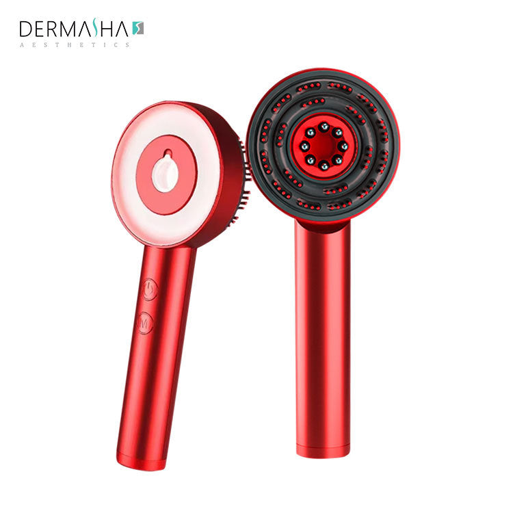 Electric Red Light Hair Regrowth Scalp Massage Brush Device
